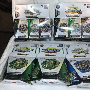 Beyblade bundle 5 boxes!! Damaged boxes